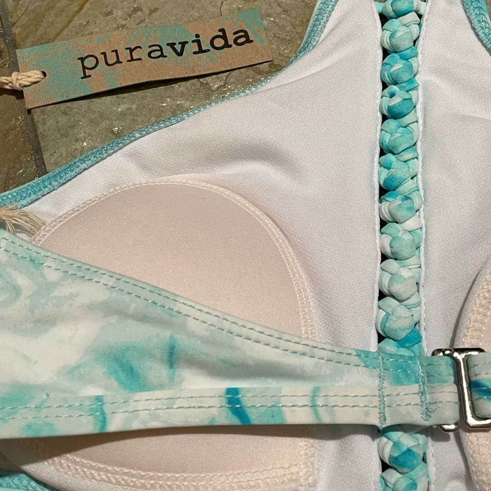 Pura Vida Halter Bikini Top Tie-Dye - Picture 4 of 6
